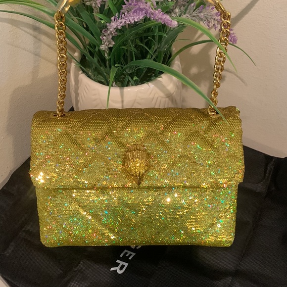 KURT GEIGER LONDON KENSINGTON SEQUINS CROSSBODY - Picture 3 of 16